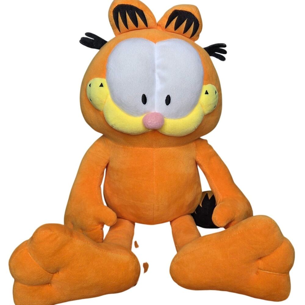 GARFIELD kids cuddle pillow buddy plush decorative bedding 20" Nickelodean